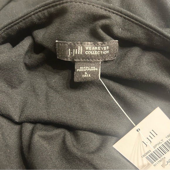 *NWT* J.Jill Wearever Collection Black Floral Havana Maxi Dress, Size Large Tall - Picture 7 of 11